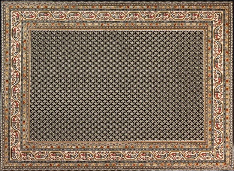 Webteppich Kashmar blau B/L: ca. 240x340 cm