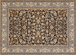 Webteppich Kashmar blau B/L: ca. 160x230 cm