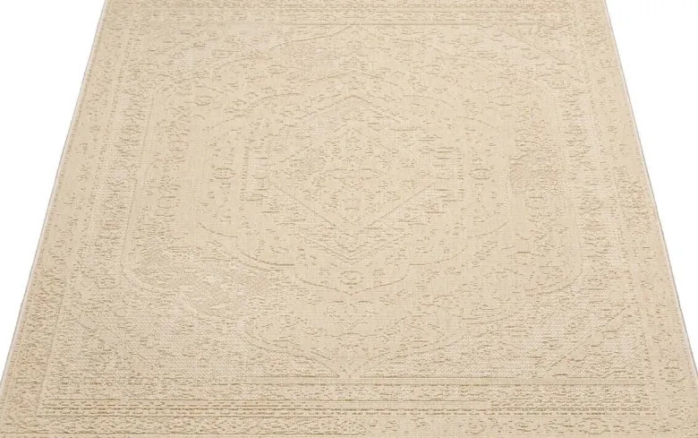 Webteppich Luxus beige B/L: ca. 120x170 cm