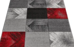 Webteppich Malta rot B/L: ca. 80x150 cm