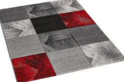 Webteppich Malta rot B/L: ca. 80x150 cm