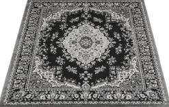 Webteppich Manila schwarz B/L: ca. 200x280 cm