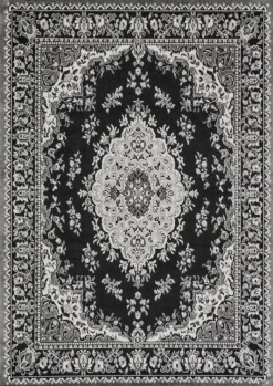 Webteppich Manila schwarz B/L: ca. 200x280 cm