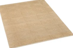 Webteppich Monte beige B/L: ca. 160x230 cm