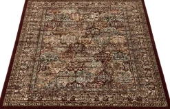Webteppich Riviera rot B/L: ca. 80x250 cm