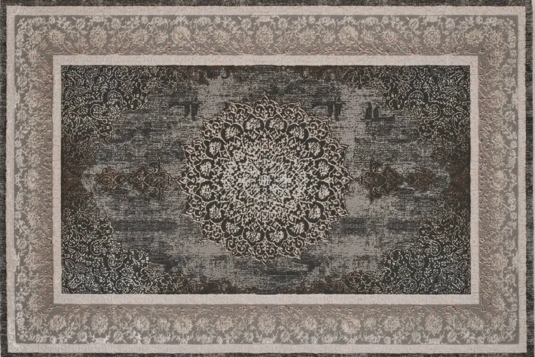 Webteppich Salsa grau B/L: ca. 80x300 cm