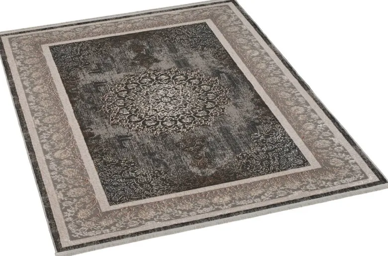 Webteppich Salsa grau B/L: ca. 80x300 cm