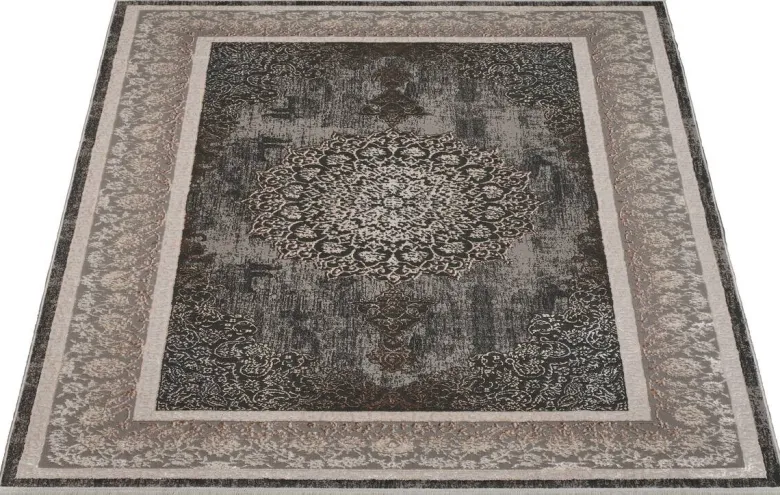 Webteppich Salsa grau B/L: ca. 80x300 cm