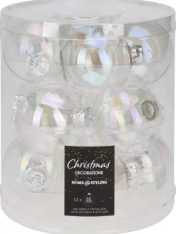 Weihnachtskugel perlmutt D: ca. 6 cm