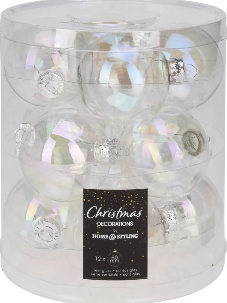 Weihnachtskugel perlmutt D: ca. 6 cm