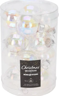 Weihnachtskugel perlmutt D: ca. 3,5 cm