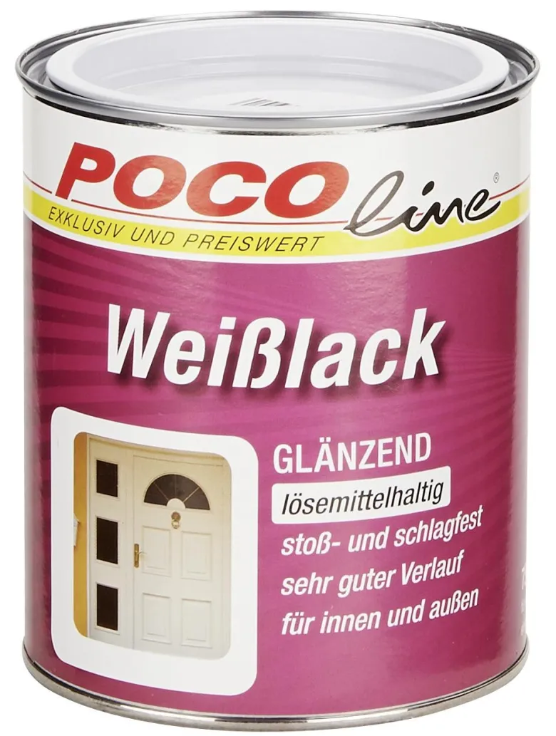 Weißlack weiß glänzend ca. 0,75 l