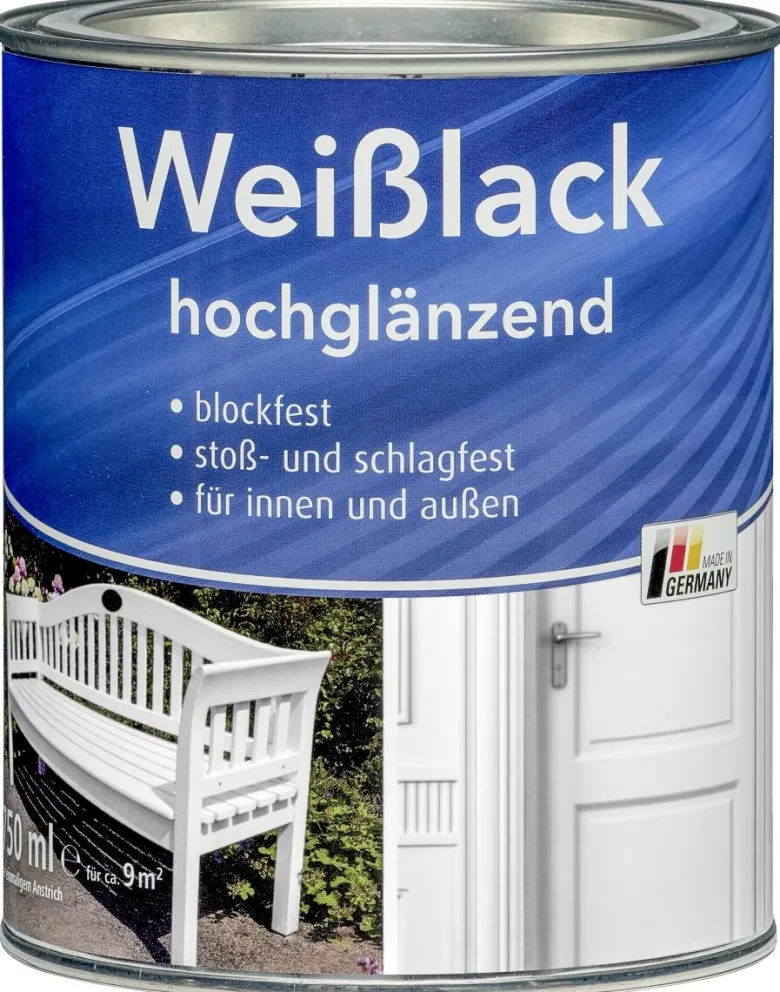 Weißlack weiß hochglänzend ca. 0,75 l