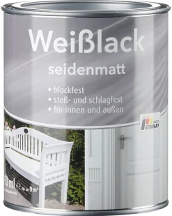 Weißlack weiß seidenmatt ca. 0,75 l
