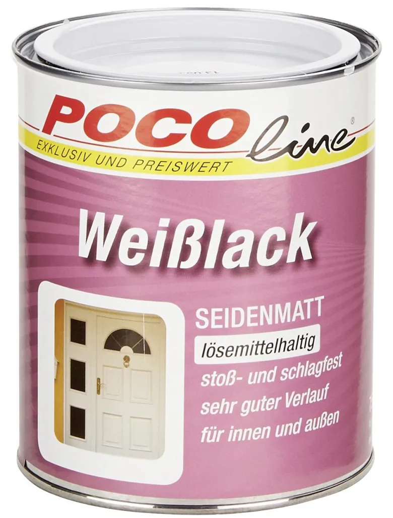 Weißlack weiß seidenmatt ca. 0,75 l