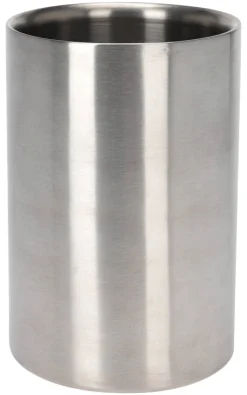 Weinkühler silber Edelstahl H/D: ca. 20x12 cm