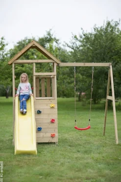 Wendi Toys Stelzenspielhaus Pelikan natur B/H/T: ca. 270x270x280 cm