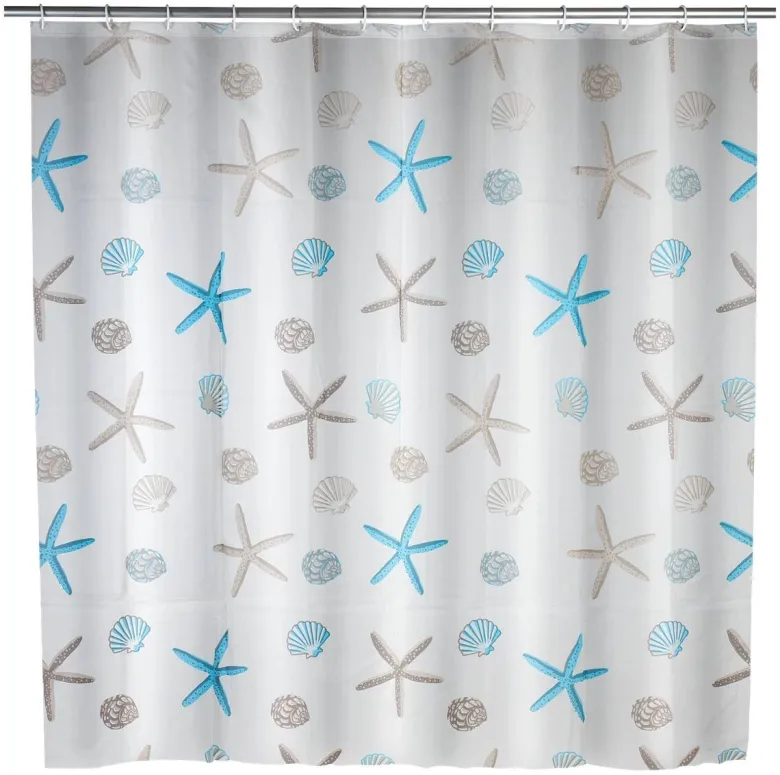 WENKO Duschvorhang Bella Mare Polyethylen