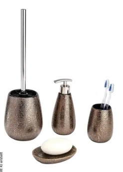 WENKO Seifenablage Marrakesh braun Keramik B/H/L: ca. 13,6x2x10 cm