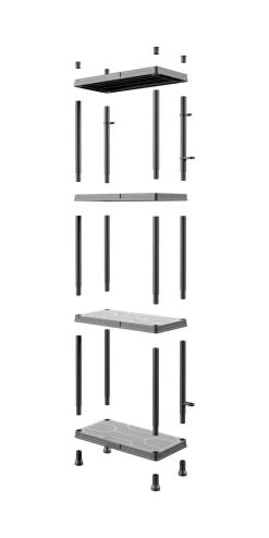Werkstattregal H/T/L: ca. 200x32x74 cm