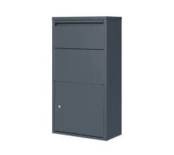 Westmann Briefkasten mit Paketbox Pollux anthrazit B/H/L: ca. 22x82x44 cm