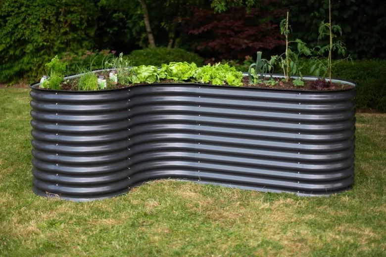 Westmann Hochbeet Grow Faster anthrazit Stahl B/H/L: ca. 160x82x240 cm
