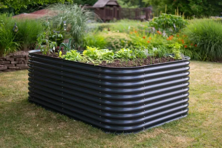 Westmann Hochbeet Grow Faster anthrazit Stahl B/H/L: ca. 160x82x240 cm