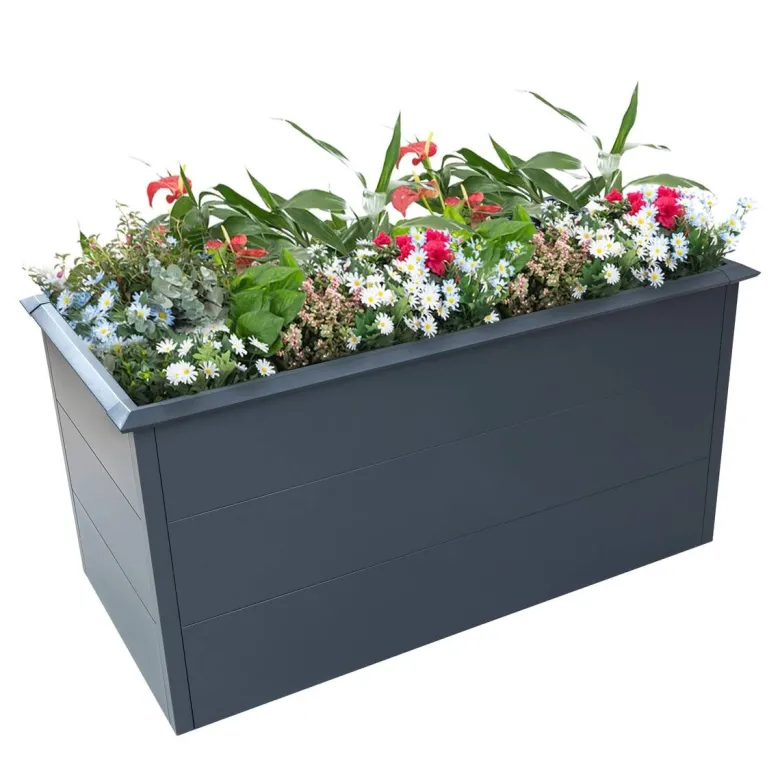 Westmann Hochbeet Primus L anthrazit Metall B/H/T: ca. 150x77x75 cm