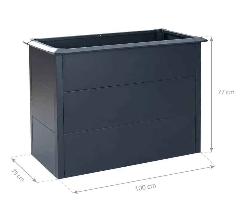 Westmann Hochbeet Primus M anthrazit Metall B/H/T: ca. 100x77x50 cm