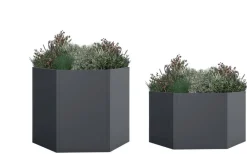 Westmann Hochbeet Varia anthrazit Metall B/H/L: ca. 100x77x200 cm