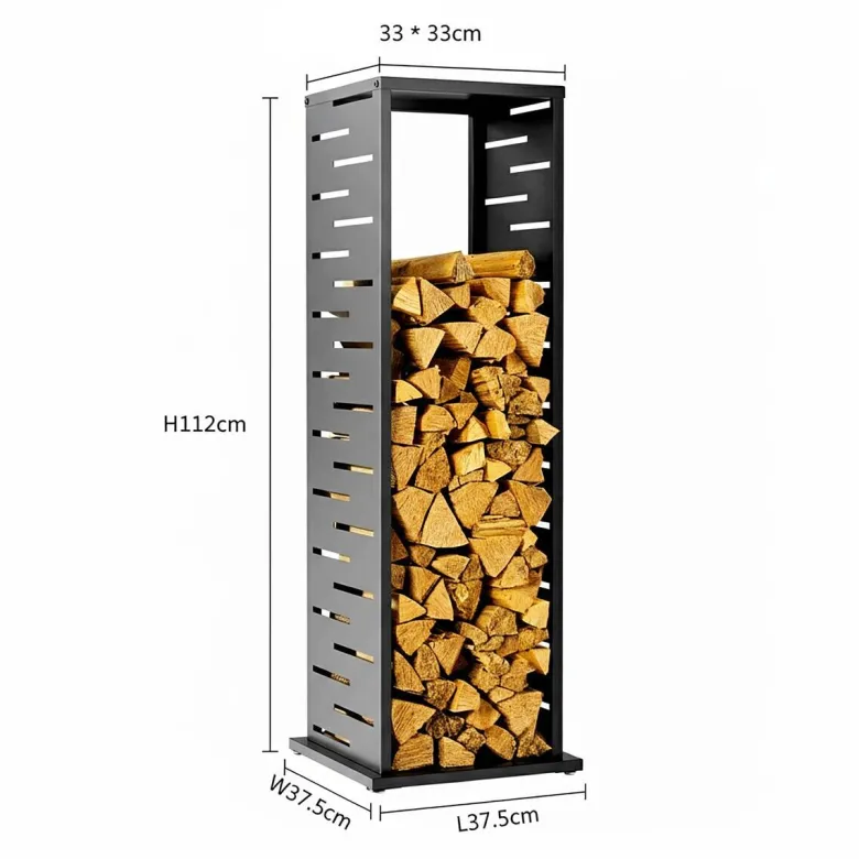 Westmann Kaminholzregal Luma anthrazit B/H/L: ca. 38x112x38 cm