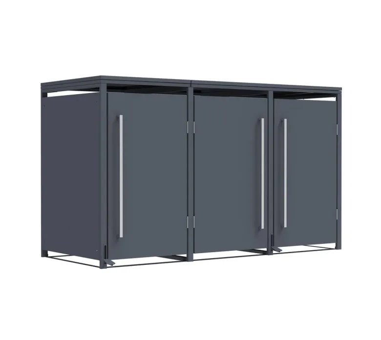 Westmann Mülltonnenbox Pedura anthrazit B/H/L: ca. 199x116x80 cm