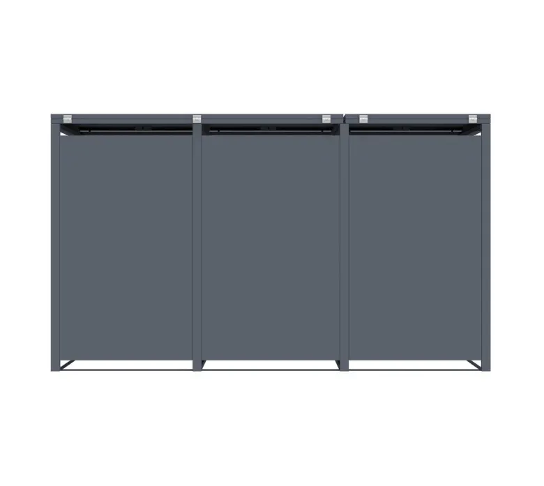 Westmann Mülltonnenbox Pedura anthrazit B/H/L: ca. 199x116x80 cm