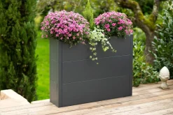 Westmann Pflanzkasten Talus anthrazit Metall B/H/T: ca. 100x77x25 cm