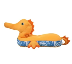 Westmann Sitzsack Seepferdchen gelb Polyester-Mischgewebe B/H/L: ca. 101x38x43 cm