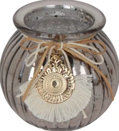 Windlicht champagner Glas