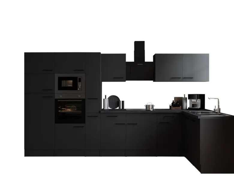 Winkelküche Oliver B/H/T: ca. 370x205x172 cm