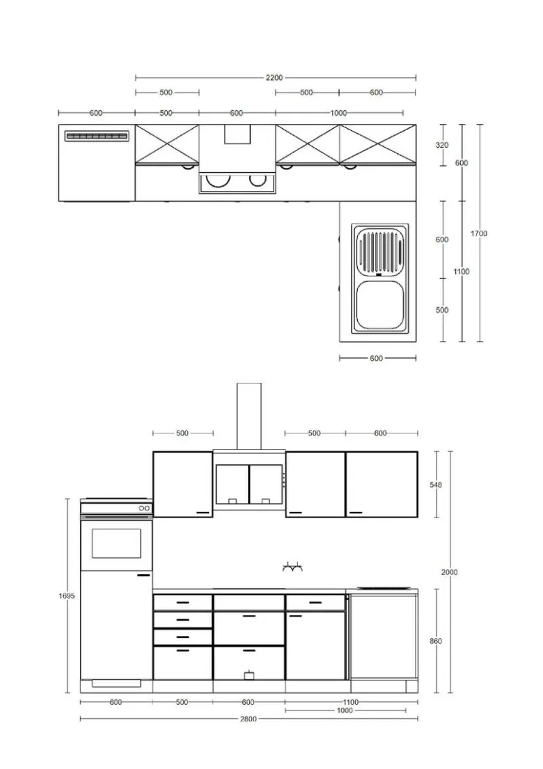 Winkelküche Valero weiß Hochglanz B/H/T: ca. 280x200x60 cm