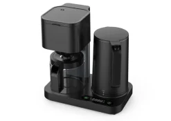 WKM 2 in 1 Kaffeemaschine und Wasserkocher KWK-1600 schwarz Kunststoff Glas