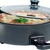 WKM Pizzapfanne PP-4209.2 schwarz Stahl Glas H/D: ca. 9x42 cm