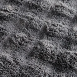 Wohndecke anthrazit Polyester B/L: ca. 140x200 cm