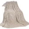 Wohndecke beige Polyester B/L: ca. 150x200 cm