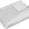 Wohndecke Cashmere touch silber Polyester B/L: ca. 140x180 cm