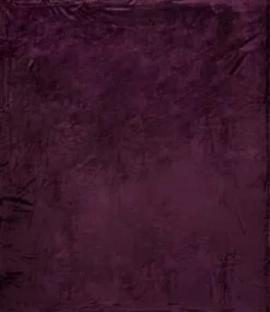 Wohndecke Polysamt bordeaux Polyester B/L: ca. 160x180 cm