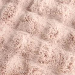 Wohndecke rosa Polyester B/L: ca. 140x200 cm