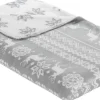 Wohndecke silber Polyester B/L: ca. 150x200 cm