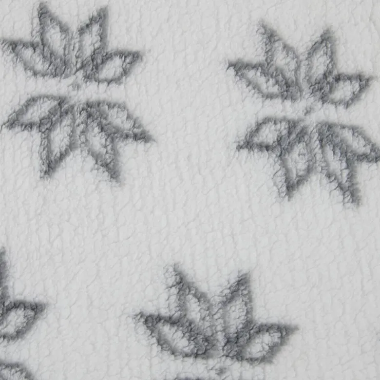 Wohndecke silber Polyester B/L: ca. 150x200 cm