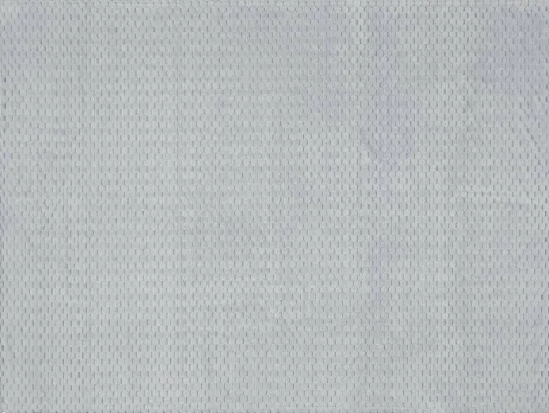 Wohndecke Wabe silber Polyester B/L: ca. 150x200 cm