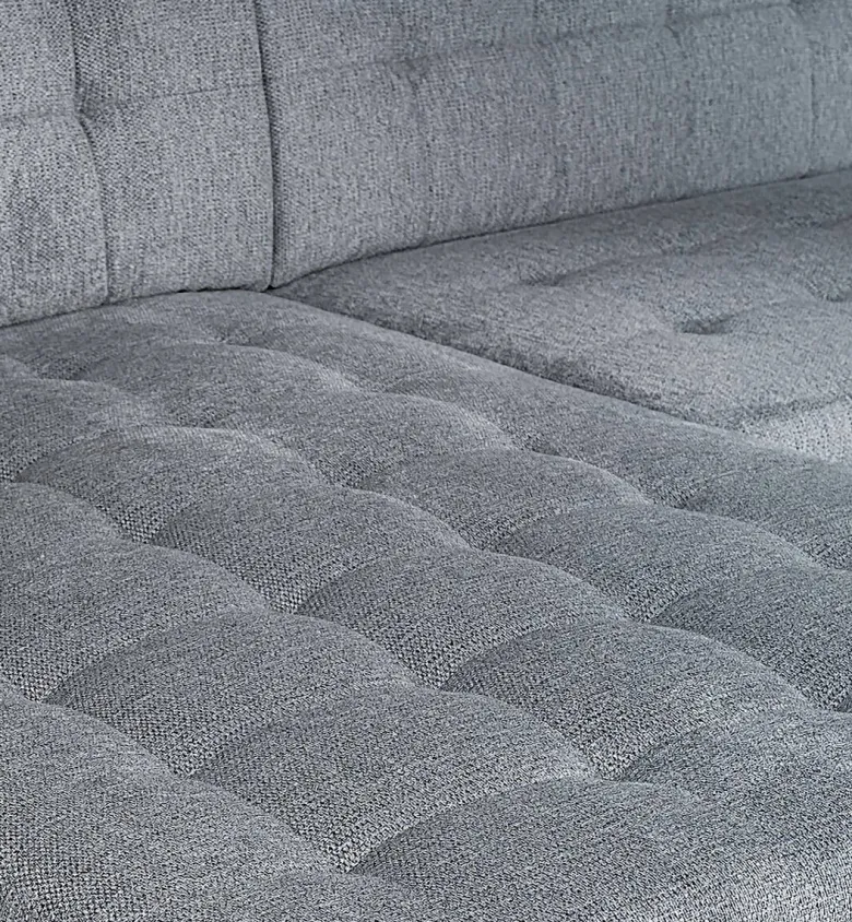 Wohnlandschaft Monica schwarz grau Flachgewebe B/H/T: ca. 348x87x198 cm