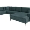 Wohnlandschaft Zero azur Microfaser B/H/T: ca. 362x86x195 cm